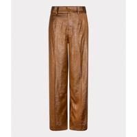 Esqualo - Bruin | Dames | Broek | Bruin | 50 | regular | Kamst mode