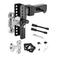 VEVOR Trekhaak 63,5 mm ontvanger 30 cm hoogte dubbele kogelkoppeling 9980 kg VEVOR Trekhaak 63,5 mm ontvanger 30 cm hoogte dubbele kogelkoppeling 9980 kg