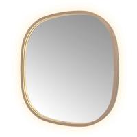 Hotbath &More Mirrors Contour LED Badkamerspiegel - Figuur - 60 x 60 cm - Geborsteld Koper Pvd