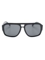 Dolce & Gabbana Eyewear lunettes de vue à monture pilote - Noir