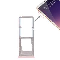 2 x SIM-kaart lade + micro SD-kaart lade voor vivo Y79 (Rose Gold)
