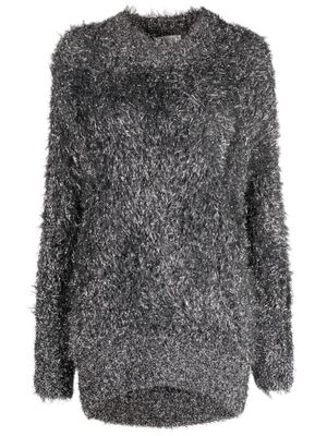 ISABEL MARANT pull Wayne métallisé - Argent