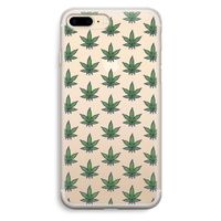 Weed: iPhone 7 Plus Transparant Hoesje Weed: iPhone 7 Plus Transparant Hoesje
