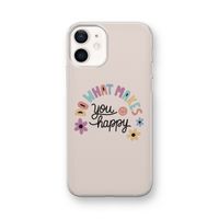 Happy days: iPhone 12 mini Transparant Hoesje