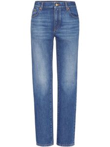 Valentino Garavani jean slim à taille mi-haute - Bleu