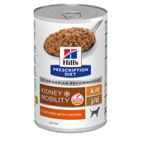 Hill's Prescription Diet k/d + Mobility hondenvoer met Kipsmaak hond natvoer 370 gram Hill's Prescription Diet k/d + Mobility hondenvoer met Kipsmaak hond natvoer 370 gram