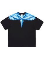 Marcelo Burlon County of Milan t-shirt en coton à imprimé Wings - Noir