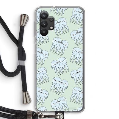 Octopussen: Samsung Galaxy A32 5G Transparant Hoesje met koord