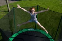 Game on Sport trampolinerand rond - 366 cm - groen - thumbnail