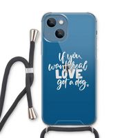 Partner in crime: iPhone 13 Transparant Hoesje met koord