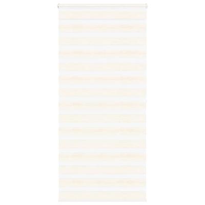 Zebra rolgordijn 105x200 cm stofbreedte 100,9cm marmerbeige