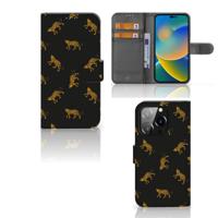 Telefoonhoesje | Met pasjeshouder | voor iPhone 14 Pro Leopards Telefoonhoesje | Met pasjeshouder | voor iPhone 14 Pro Leopards