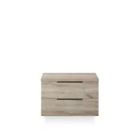 Seville Badmeubelset 80 cm - Wastafel Blad Craft Oak Edge greep