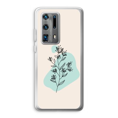 Violets are blue: Huawei P40 Pro Plus Transparant Hoesje