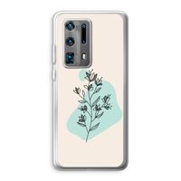 Violets are blue: Huawei P40 Pro Plus Transparant Hoesje