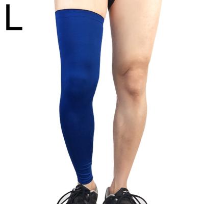 Professionele outdoor sport basketbal voetbal knie pads warme compressie beenbeschermers maat: L