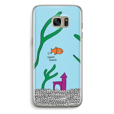 Aquarium: Samsung Galaxy S7 Edge Transparant Hoesje