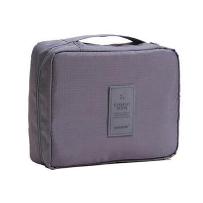 2 PC'S handige reizen cosmetische make-up toilettas geval Wash organisator opbergetui Bag (grijs)