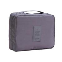 2 PC'S handige reizen cosmetische make-up toilettas geval Wash organisator opbergetui Bag (grijs)