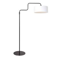 Steinhauer VloerlampBloeba zwart met wit kap - 4162ZW Steinhauer VloerlampBloeba zwart met wit kap - 4162ZW