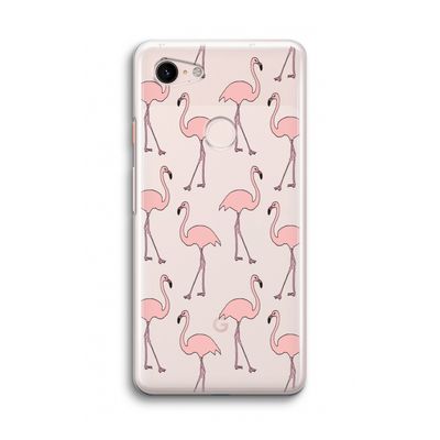 Anything Flamingoes: Google Pixel 3 Transparant Hoesje