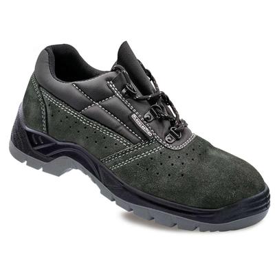 Veiligheidsschoenen s1p src Blackleather Suède Grijs Schoenmaat 38