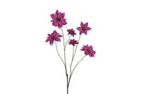 Decostar zijdebloem Clematis 113 cm lila