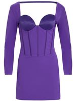 Retrofete robe-corset Veronica à coupe courte - Violet