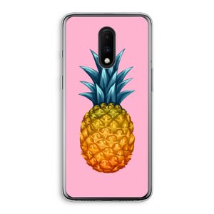 Grote ananas: OnePlus 7 Transparant Hoesje