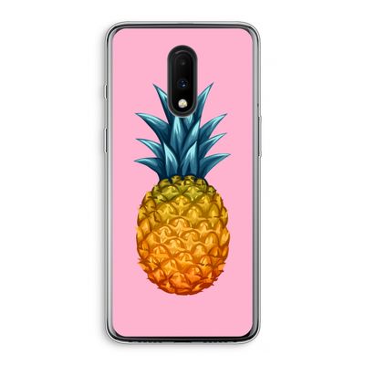 Grote ananas: OnePlus 7 Transparant Hoesje