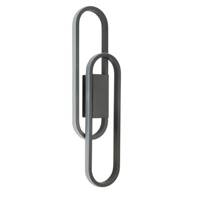 Highlight Design wandlampAnello zwart 50cm - W3526.01