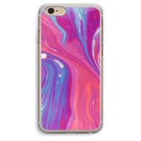 Paarse stroom: iPhone 6 Plus / 6S Plus Transparant Hoesje