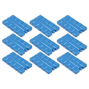 Koeltas of koelbox koelelementen - set van 9x stuks - 15 x 8 cm - 220 ml