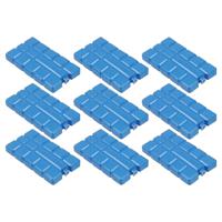 Koeltas of koelbox koelelementen - set van 9x stuks - 15 x 8 cm - 220 ml