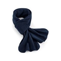 Warme fleece sjaal navy voor volwassenen   - - thumbnail