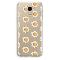 Bacon to my eggs #1: Samsung Galaxy J6 (2018) Transparant Hoesje - thumbnail