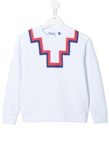 Marcelo Burlon County Of Milan Kids sweat à logo imprimé - Blanc