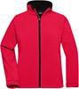 James & Nicholson JN137 Ladies´ Softshell Jacket - Red - S - thumbnail