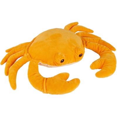 Ravensden Pluche knuffel zeedieren Krab van 33 cm - oranje