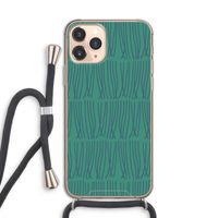 Swirls: iPhone 11 Pro Transparant Hoesje met koord