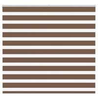 VidaXL Zebra rolgordijn 160x150 cm stofbreedte 155,9cm polyester bruin