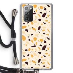 Terrazzo N°13: Samsung Galaxy Note 20 / Note 20 5G Transparant Hoesje met koord
