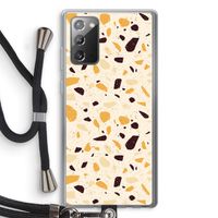 Terrazzo N°13: Samsung Galaxy Note 20 / Note 20 5G Transparant Hoesje met koord