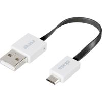 Akasa USB-kabel USB 2.0 USB-A stekker, USB-micro-B stekker 0.15 m Zwart Zeer flexibel, Vergulde steekcontacten, UL gecertificeerd AK-CBUB16-15BK - thumbnail