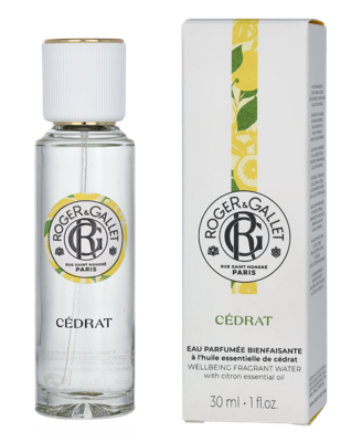 Roger & Gallet Cedrat Wellbeing Fragrant Water Eau de Parfum Eau de Toilette 30 ml Dames