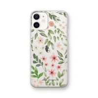 Botanical sweet flower heaven: iPhone 12 Transparant Hoesje