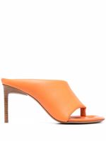 Jacquemus mules asymétriques à bout ouvert - Orange
