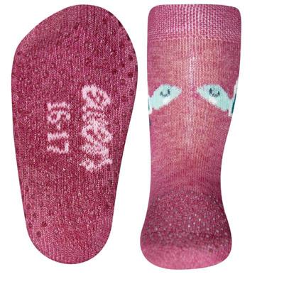 Ewers antislip sokken Krabbelfix Schildpad lichtroze-18-19 Ewers antislip sokken Krabbelfix Schildpad lichtroze-18-19