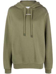 Off-White hoodie à imprimé à logo Arrows - Vert