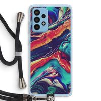 Chameleon Sun: Samsung Galaxy A52 Transparant Hoesje met koord